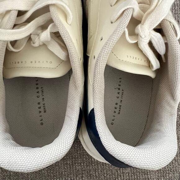 OLIVER CABELL low 1 vegan 481 Cream Sneakers men’s size EU 45 / US 11 - Picture 8 of 12